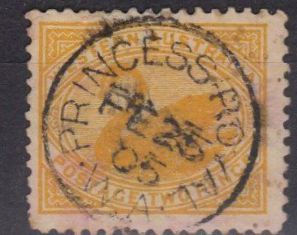 1905 (25th Feb) Princess Royal 3b bullseye on 2d ... Image 1++