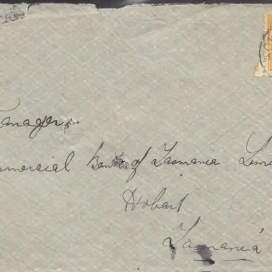 1905 (30th Nov) Black Range 3b on 2d yellow on ...