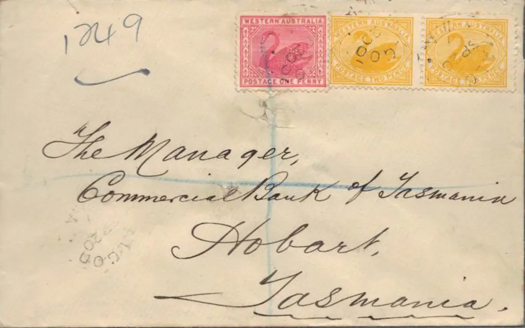 1907 (20th Sept) Yalgoo 3b. 3 strikes on 1d & pair ... Image 1++