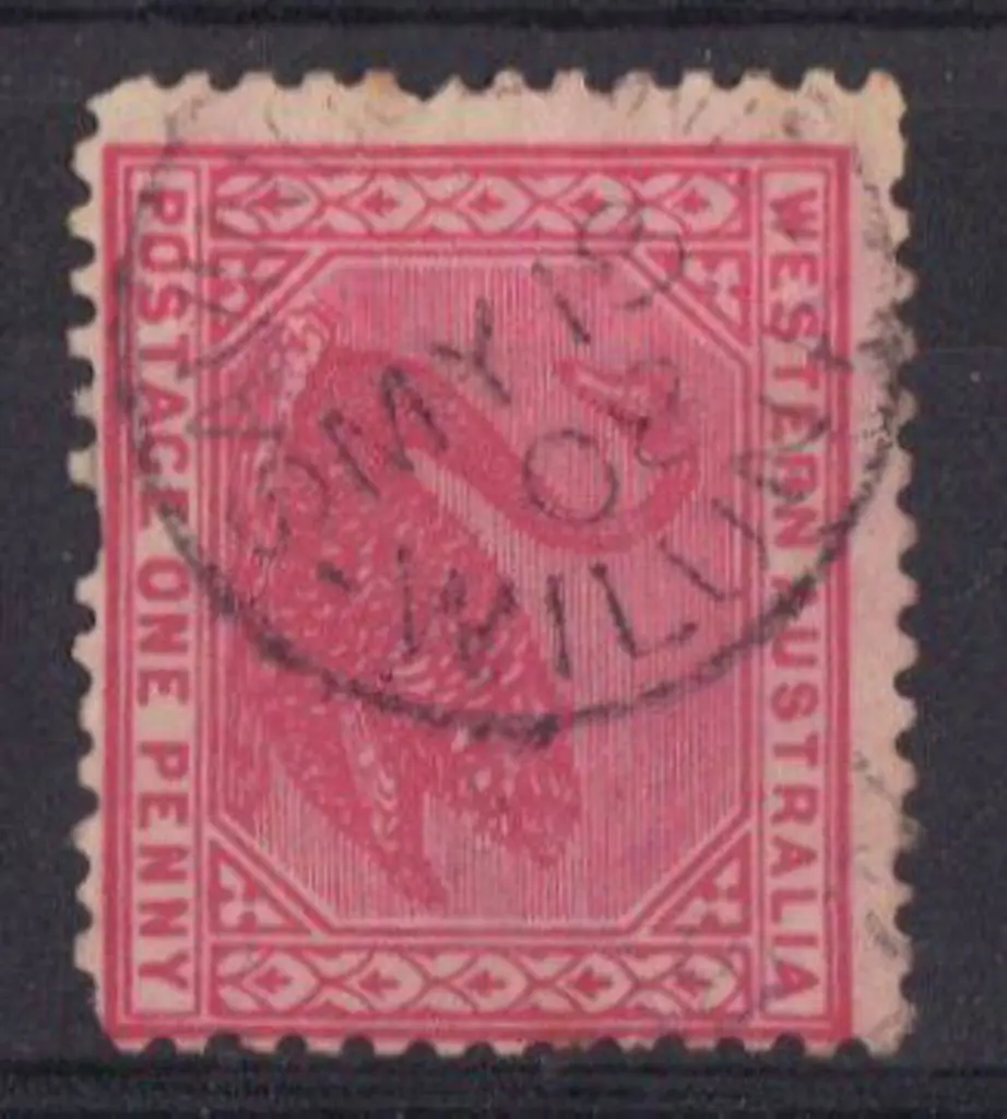 1908 (18th May) Wiluna Savings Bank Sbi tied to 1d ... Image 1++