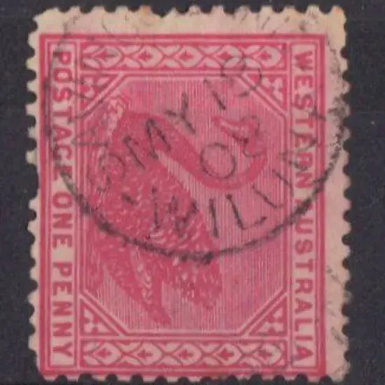 1908 (18th May) Wiluna Savings Bank Sbi tied to 1d ...