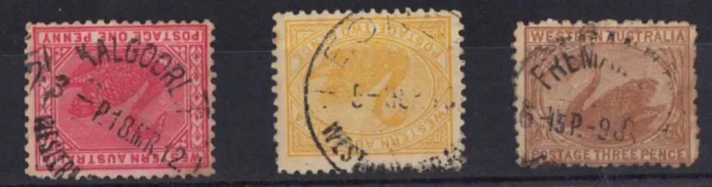 1910/12 wmk crown/A reversed; 1d wmk S/W LT; 2d ... Image 1++