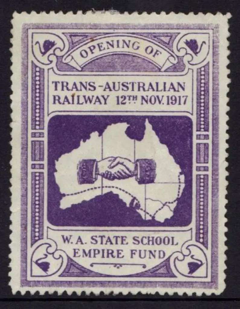1917 (12 Nov) Opening of Trans-Australian Railway ... Image 1++