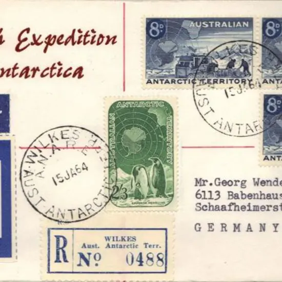 1964 (15th Jan) Wilkes Research Relief Expedition ...