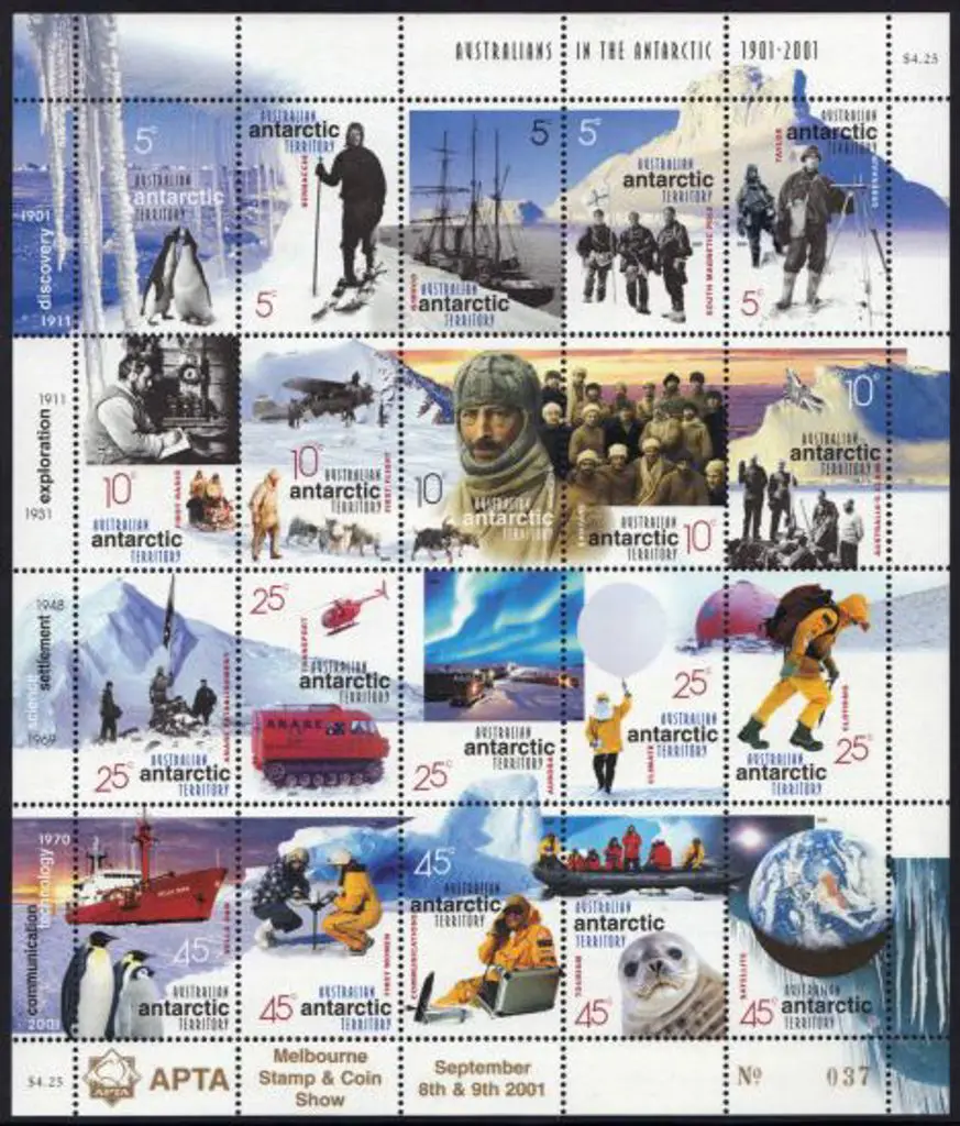 2001 Exploration Sheetlet overprinted APTA ... Image 1++