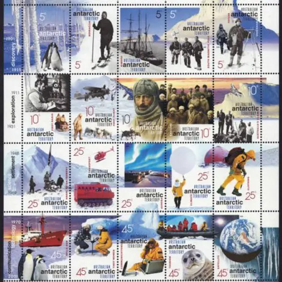2001 Exploration Sheetlet overprinted APTA ...