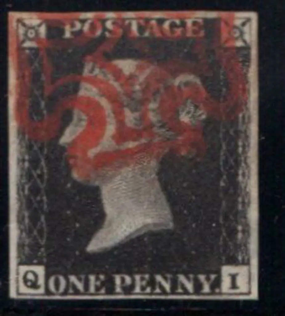 1840 1d intense black Plate 5. Very fine used with ... Image 1++