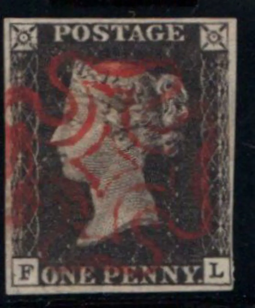 1840 1d black Plate 6. Superb fine used with a ... Image 1++