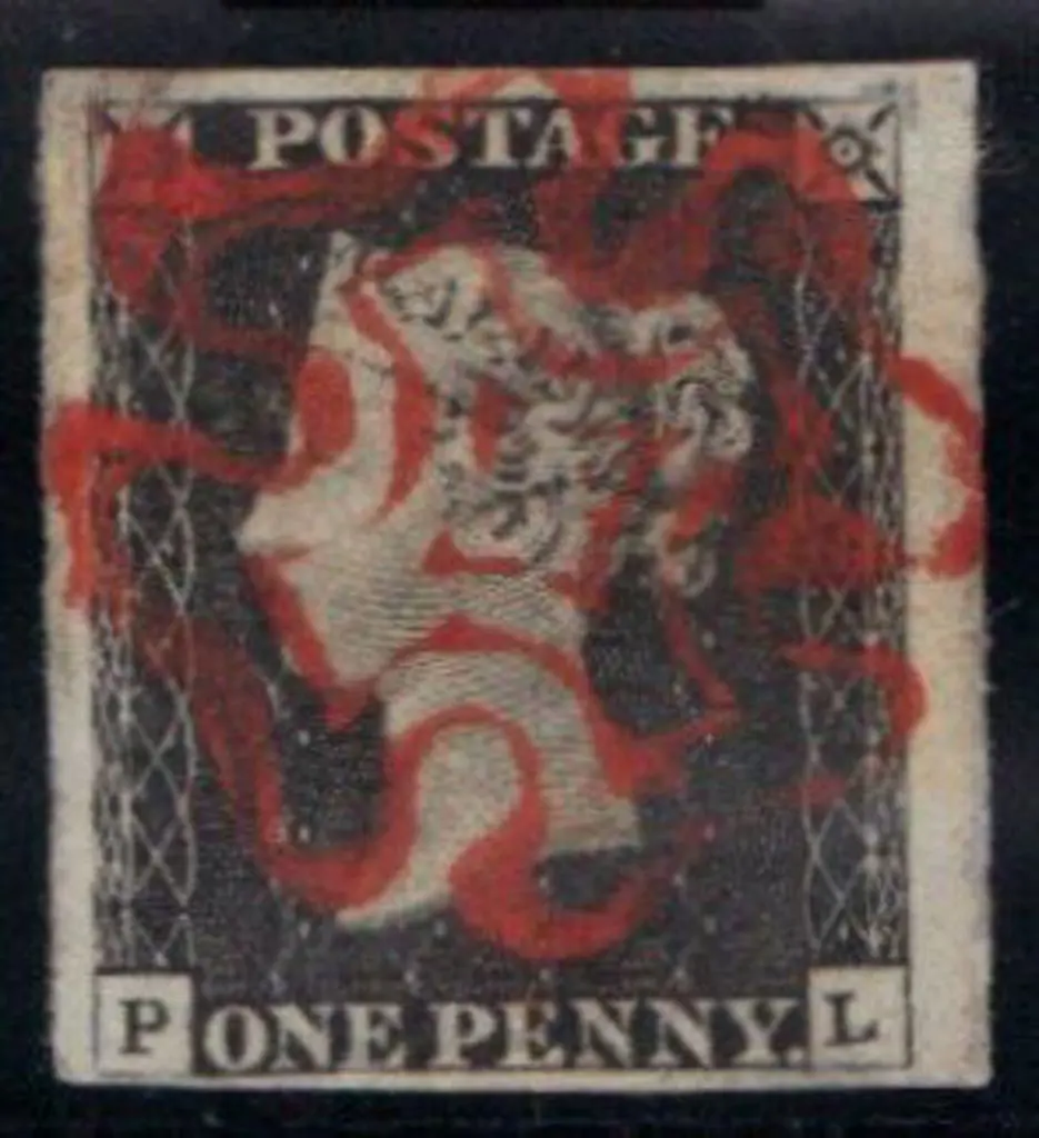 1840 1d black Plate 7. Superb used with bold ... Image 1++