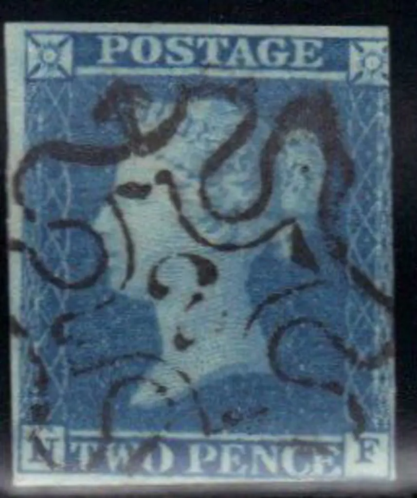 1841 2d blue very fine used with crisp "2" in ... Image 1++