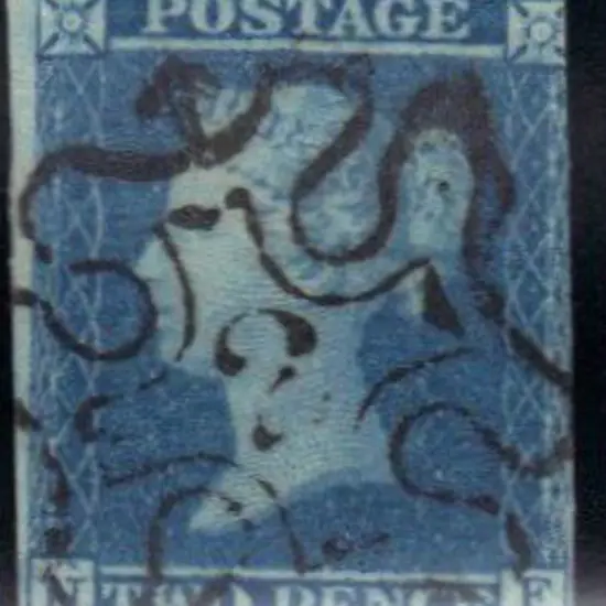 1841 2d blue very fine used with crisp "2" in ...