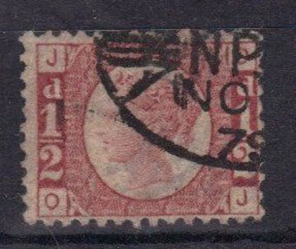 1870 ½d rose-red Plate 14 fine used & strong ... Image 1++