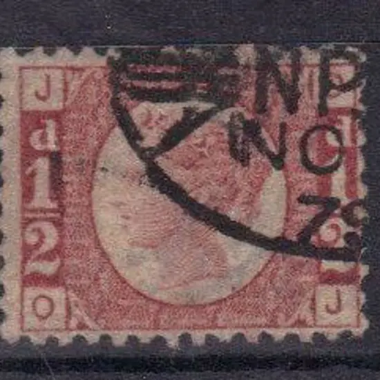 1870 ½d rose-red Plate 14 fine used & strong ...