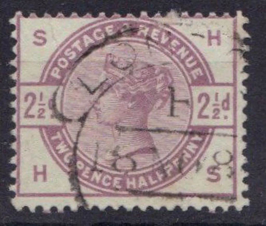 1883 2½d lilac fine used with neat London hooded ... Image 1++