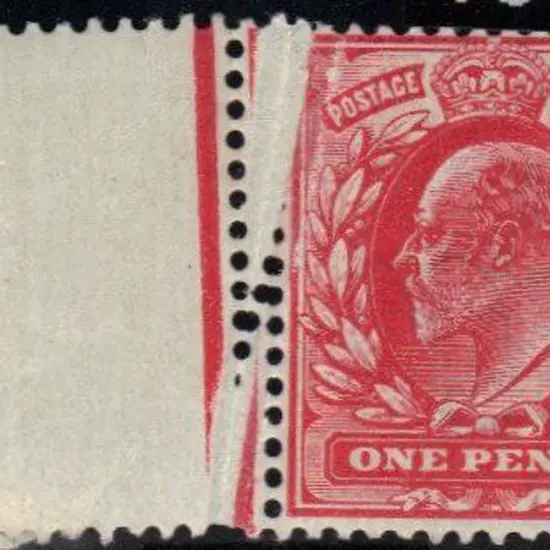 1902 1d bright scarlet with a striking ...