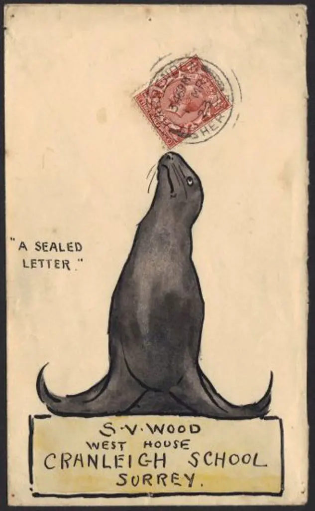 1923 (1st March) KGV hand painted illustrated ... Image 1++