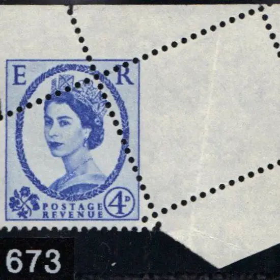 1958 4d QEII Wilding MUH top right corner marginal ...