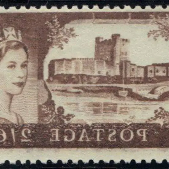 1959 2/6d Castle with complete & strong offset. A ...