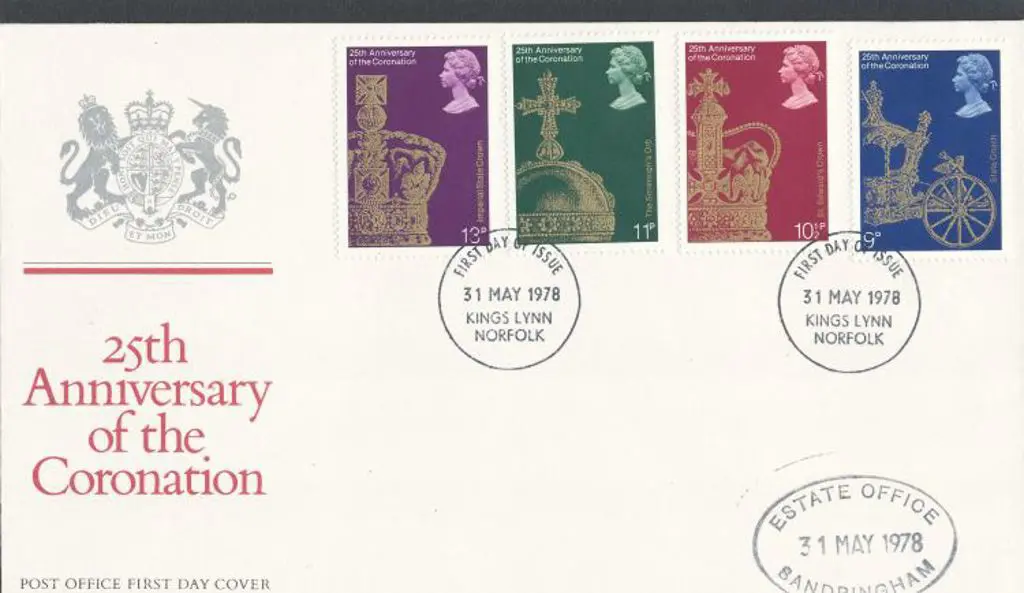 1978 (31st May) Coronation Anniv FDC with "ESTATE ... Image 1++