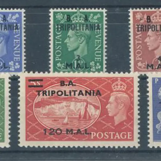 British Occupation of Italian Colonies 1951 "B.A. ...