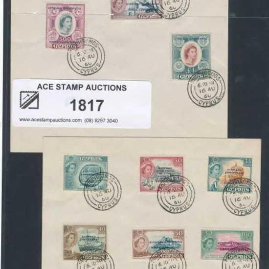 Cyprus 1960 25m to £1 with "Cyprus Republic" ovpt ...