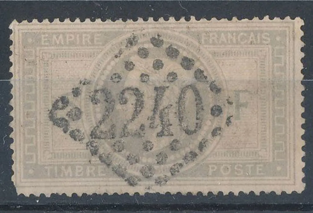 France 1869 5f grey lilac on greyish with central ... Image 1++