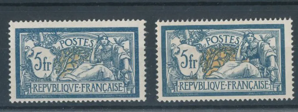 France 1900/6 5f Merson. MUH well centred, plus ... Image 1++