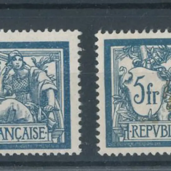 France 1900/6 5f Merson. MUH well centred, plus ...
