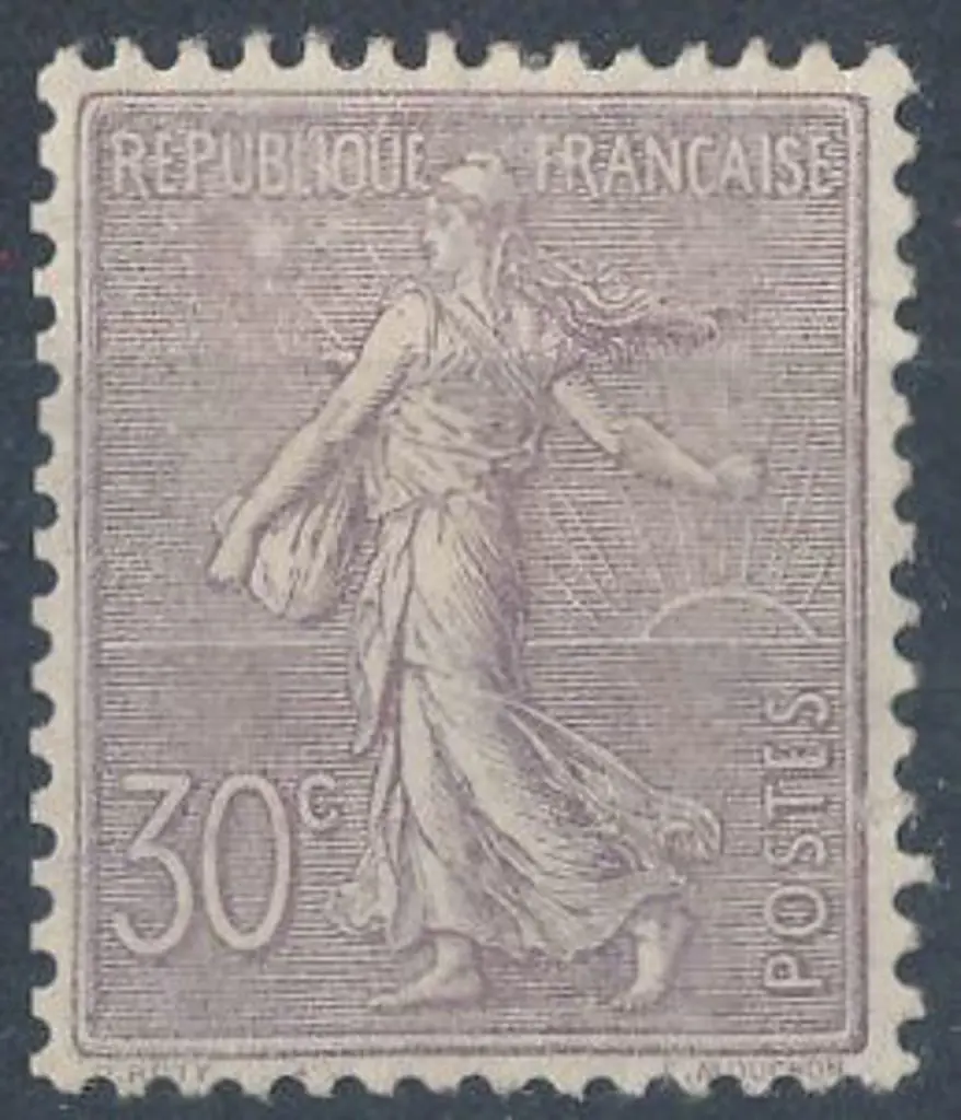 France 1903 30¢ lilac Sower MLH well centred. SG ... Image 1++