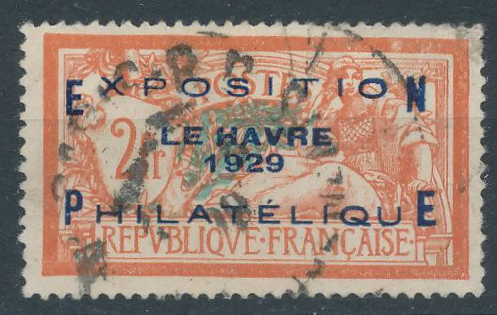 France 1929 2f Le Havre Exhibition. Used with ... Image 1++
