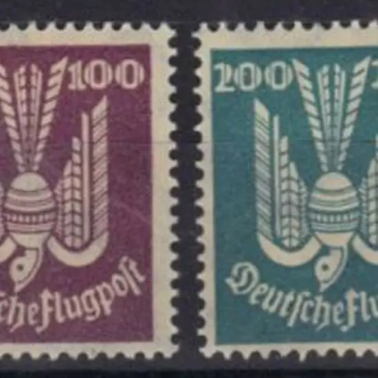 Germany 1924 Airs complete MLH. Michel 344/50 Cat. ...