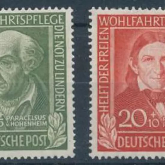 Germany West 1949 Relief Fund set of 4 MUH. Mi ...