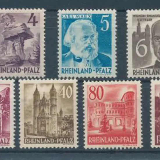 Germany - French Zone 1948 Rheinland-Pfatz "no pf ...