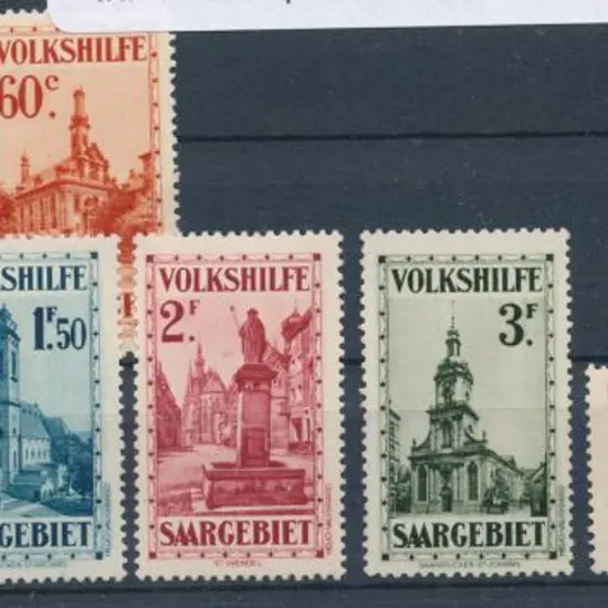 Germany - French Zone 1932 Charity set of 7. Fresh ...