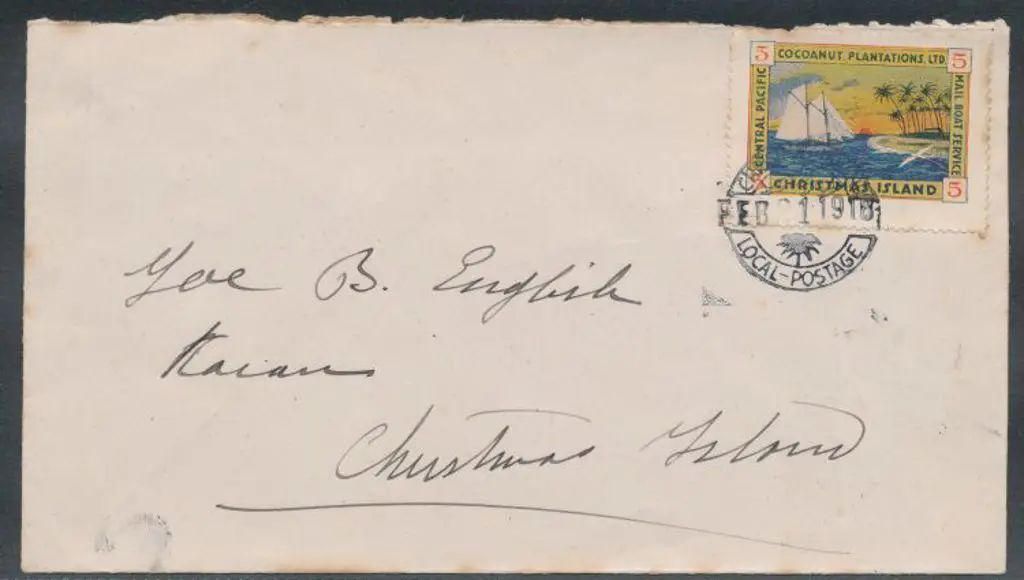 Gilbert & Ellice – Christmas Island 1918 (21st ... Image 1++
