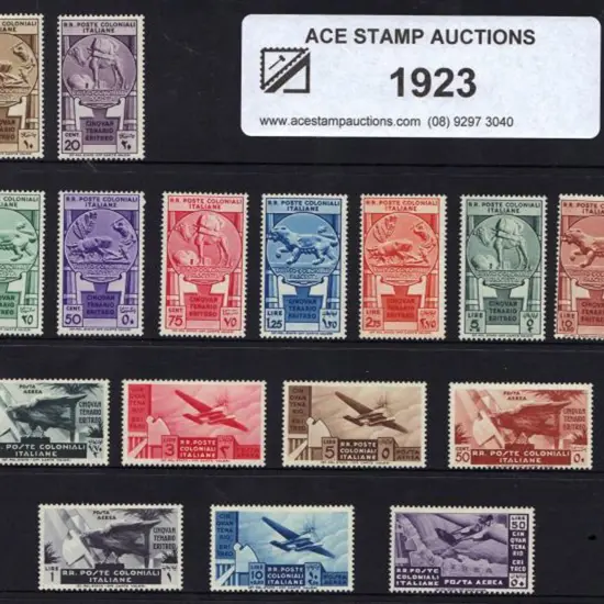 Italian Colonies 1933 50th Anniv Eritrea postage & ...