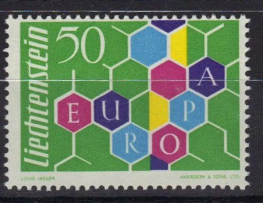 Liechtenstein 1960 50r EUROPA MUH centred up & ... Image 1++