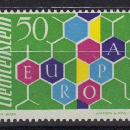 Liechtenstein 1960 50r EUROPA MUH centred up & ...