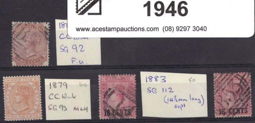 Mauritius 1879/83 2c Venetian red, very good used ... Image 1++