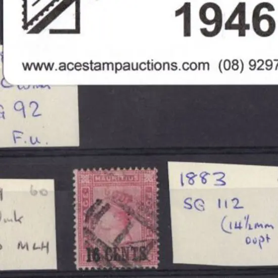 Mauritius 1879/83 2c Venetian red, very good used ...