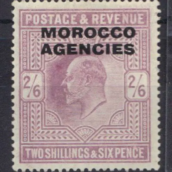 Montserrat 1907 2/6d pale dull purple MLH. SG 38 ...