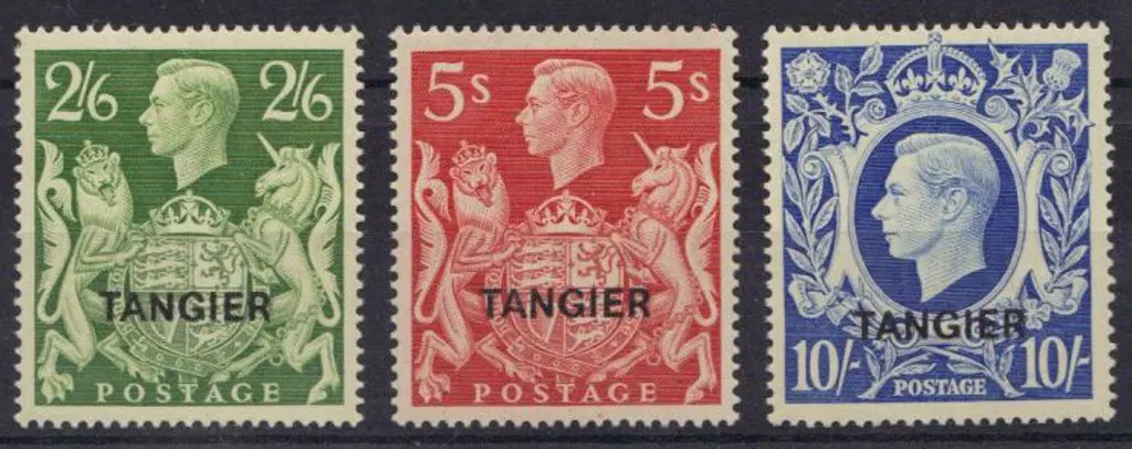 Morocco Agencies 1949 "Tangier" overprint on KGVI ... Image 1++