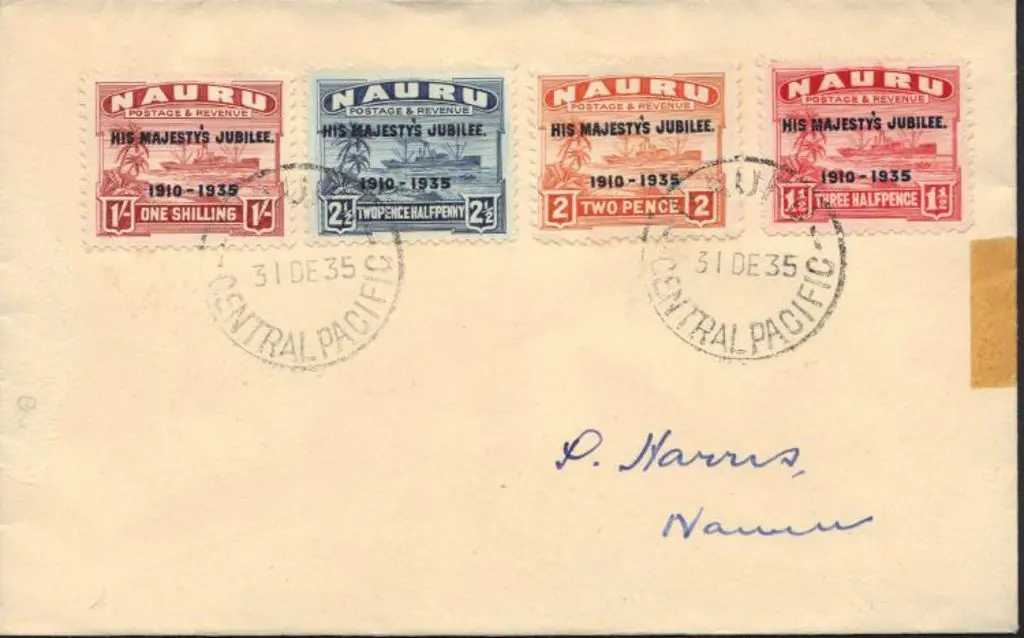 Nauru 1935 (31st Dec) Silver Jubilee set of 4 ... Image 1++