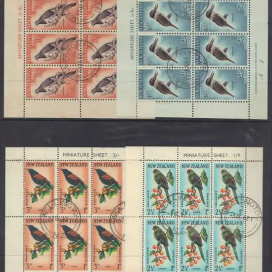 New Zealand 1960, 1962 & 1964 Health M/S pairs ...