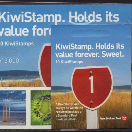 New Zealand 2009 Kiwistamps booklet of 50 silver ...