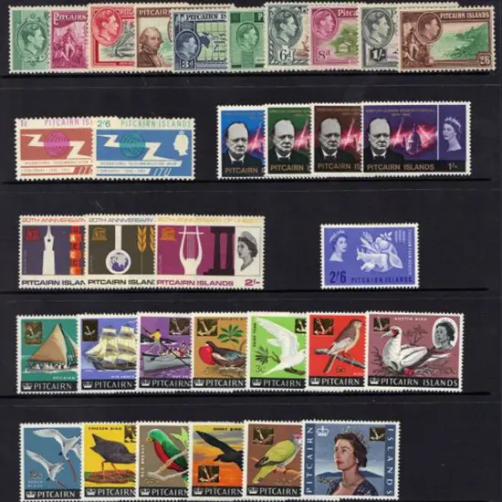 Pitcairn Islands 1940/51 KGV Defins set of 10 MUH, ...