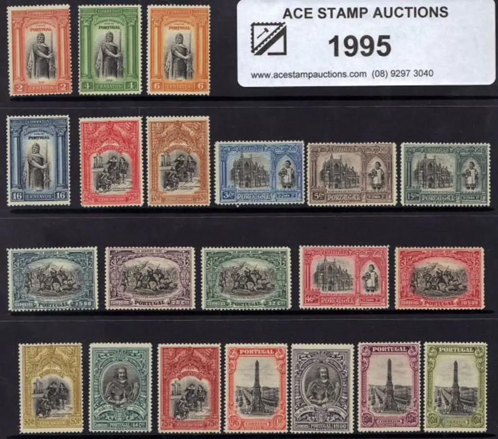Portugal 1926 1st Independence Issue MLH (top ... Image 1++