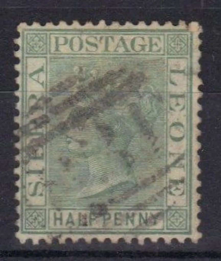 Sierra Leone 1884/91 ½d dull green with wmk ... Image 1++