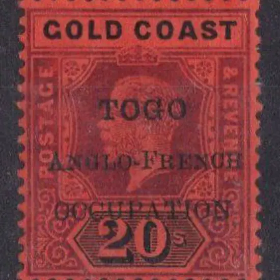 Togo (Anglo-French Occ) 1915 ovpt on Gold Coast ...