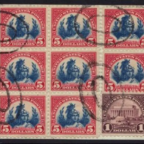 USA - Interbank Registered Parcel Tags 1936 (2nd ...